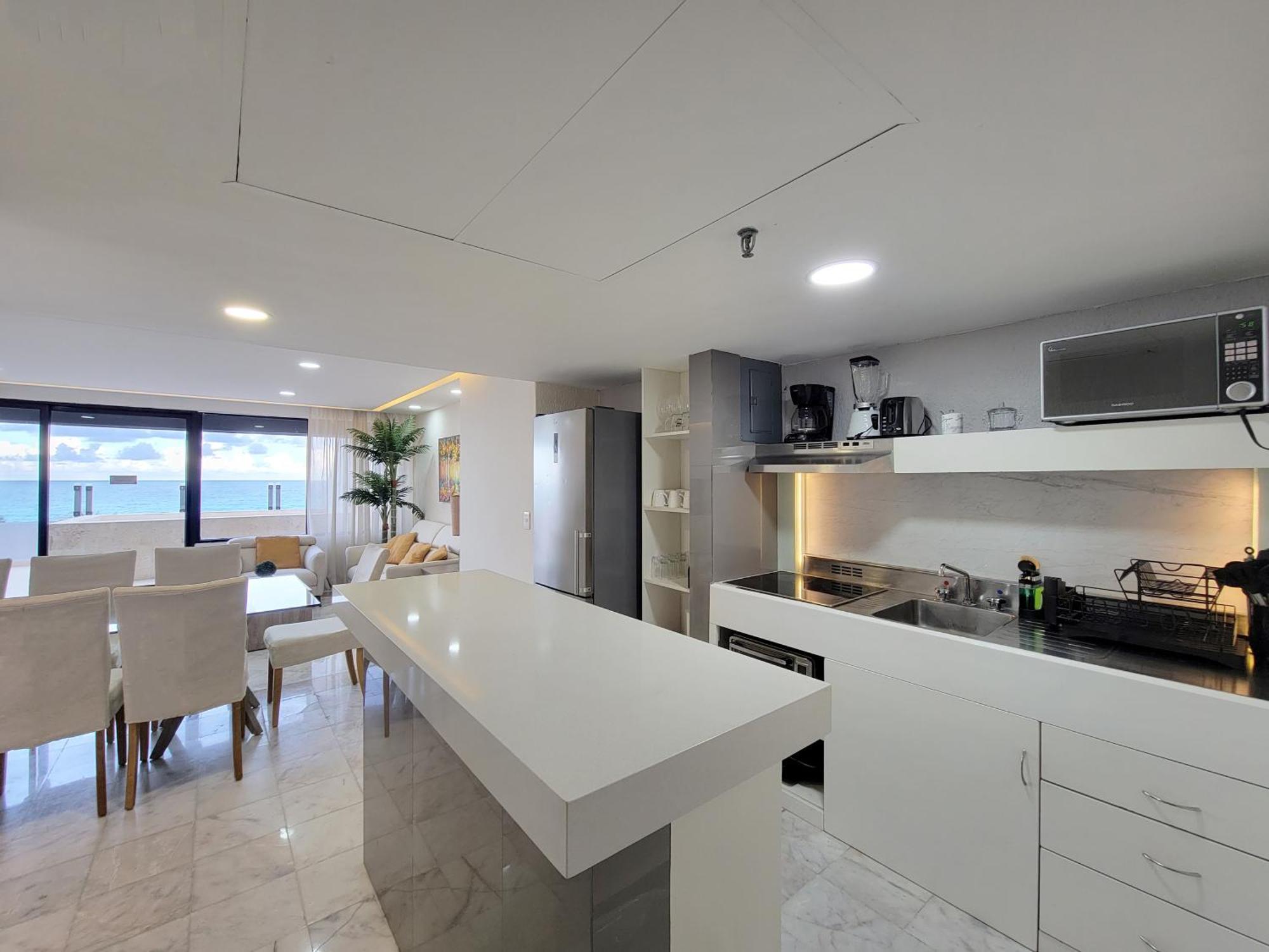 Beachfront Getaway Condo Cancún Buitenkant foto